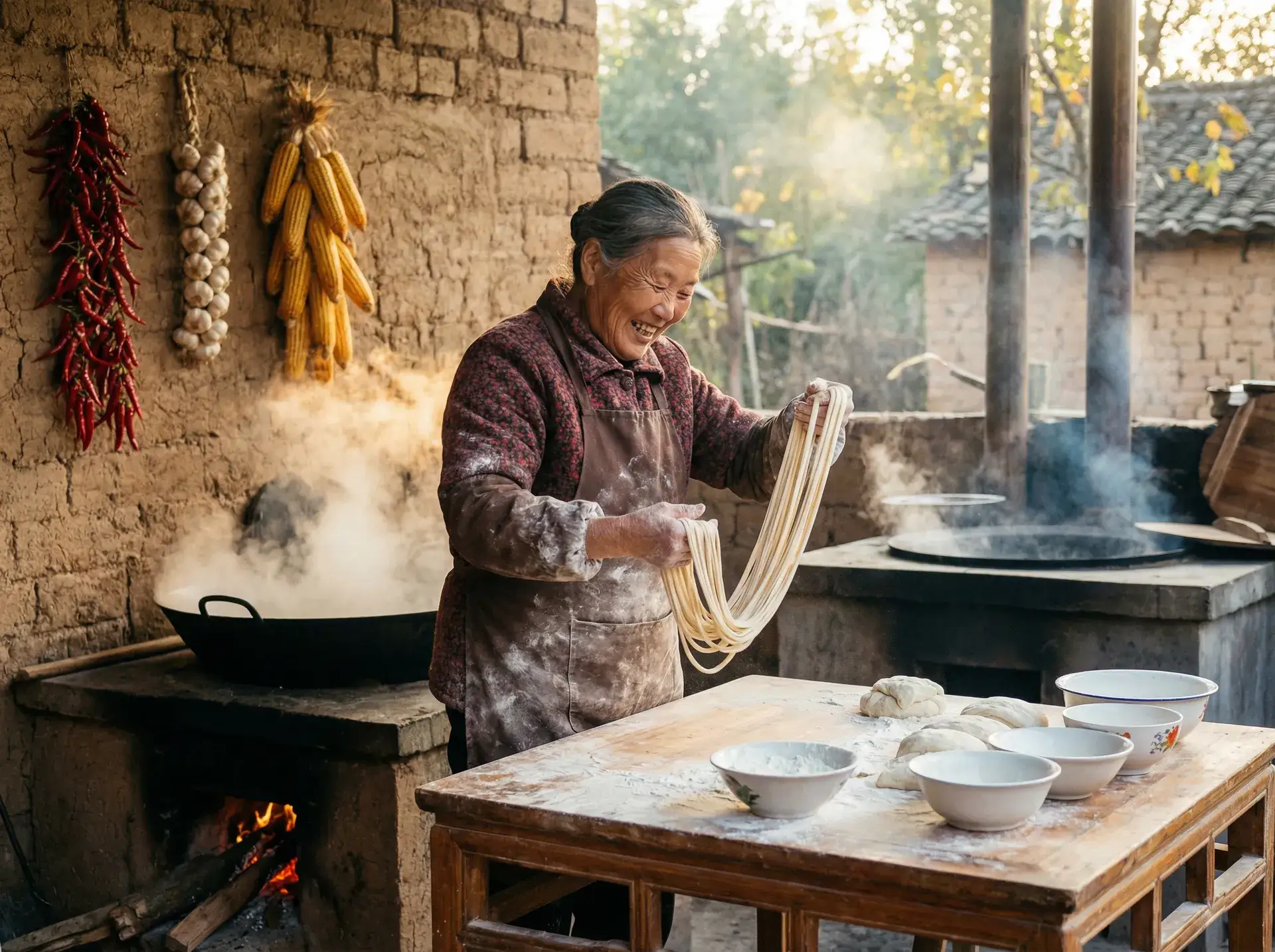 农家大嫂手擀面 - 线路一线路二在线观看 乡村美食